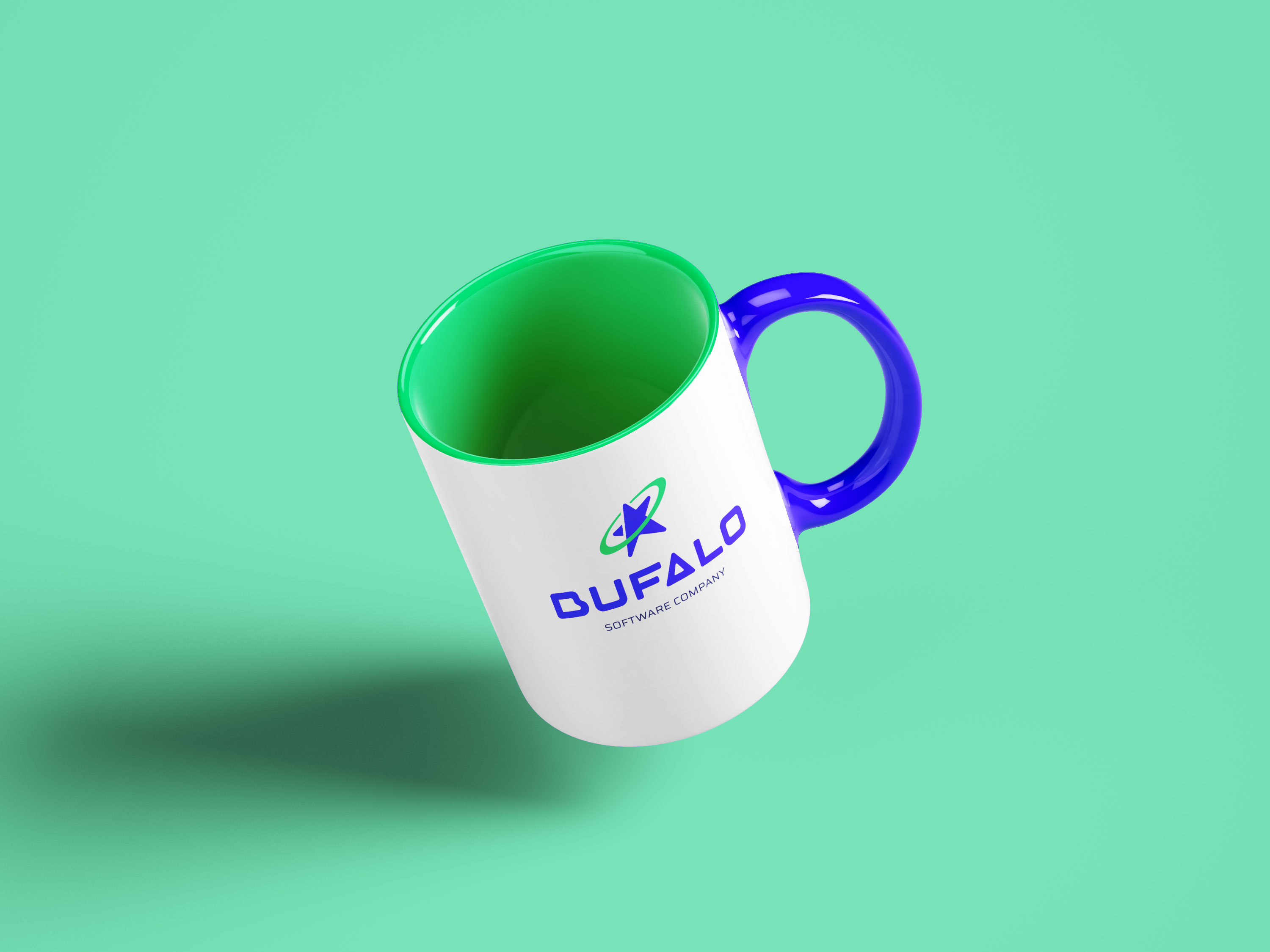 Mockup de taza Búfalo