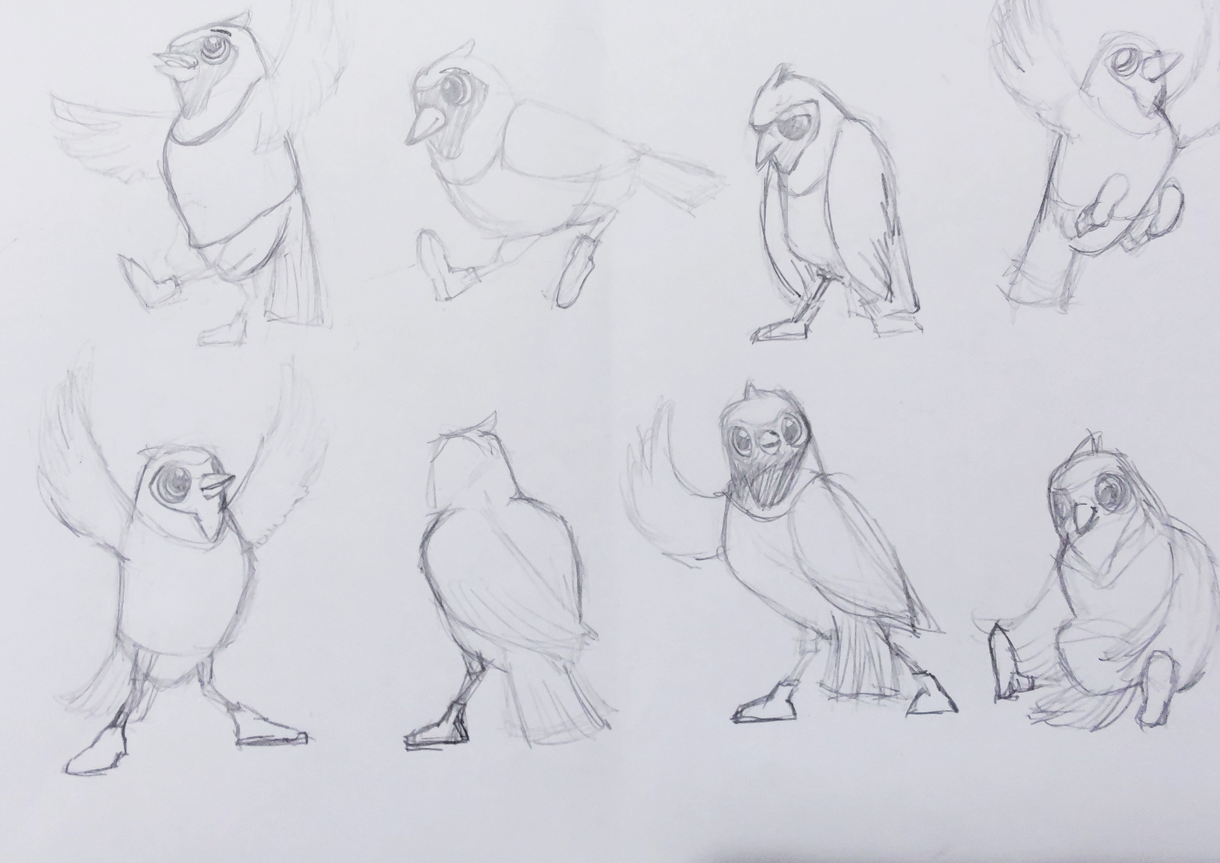 Bosquejo y exploración de personaje