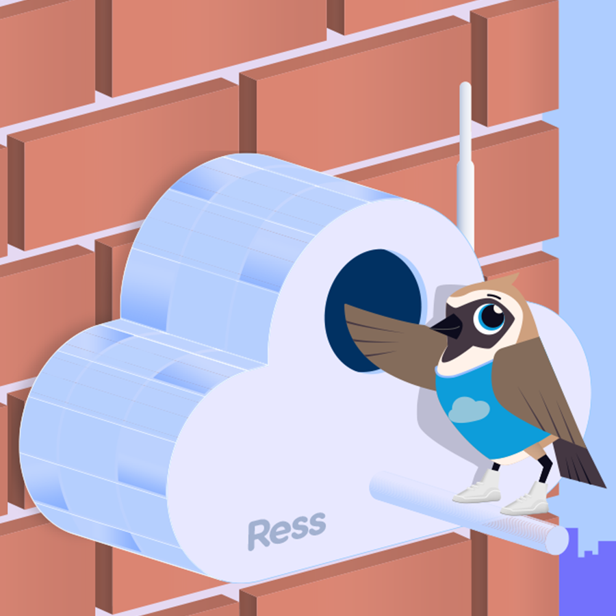 Ress, personaje de marca de Cloud Reseller