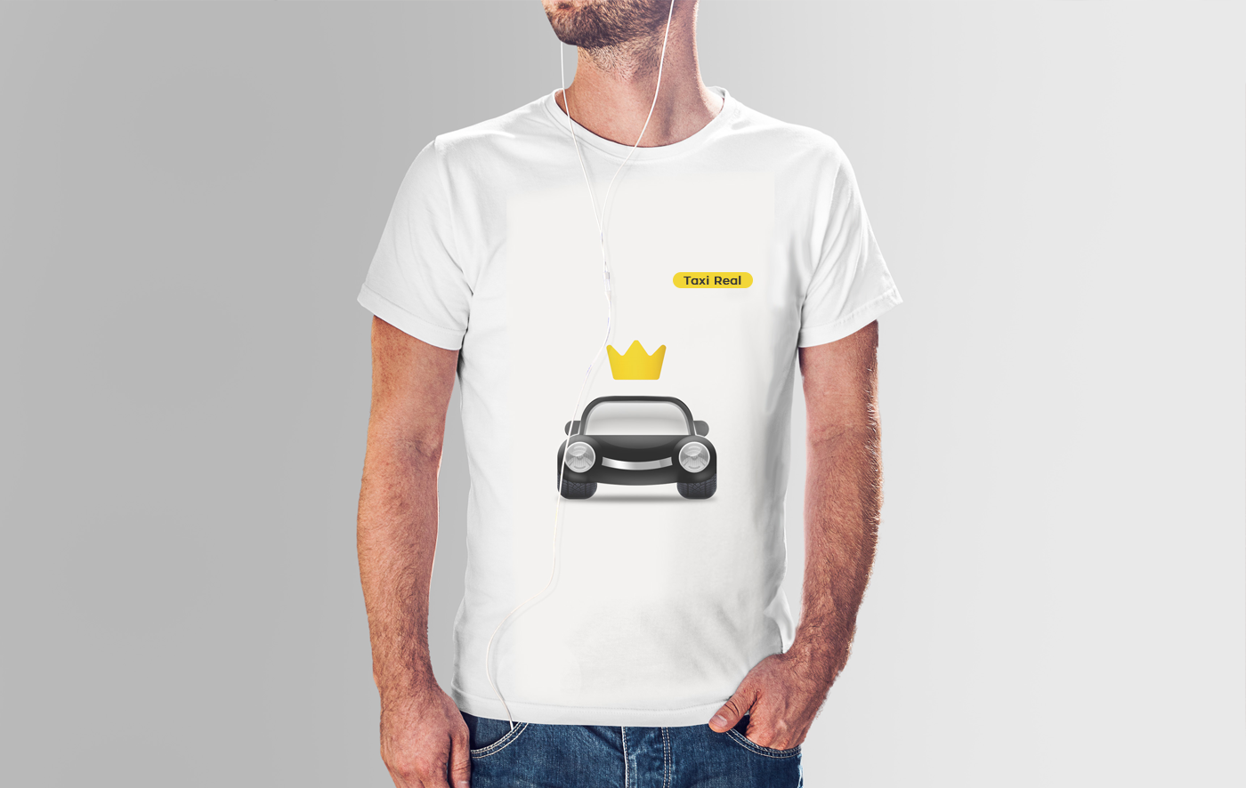 Remera blanca Taxi Rey